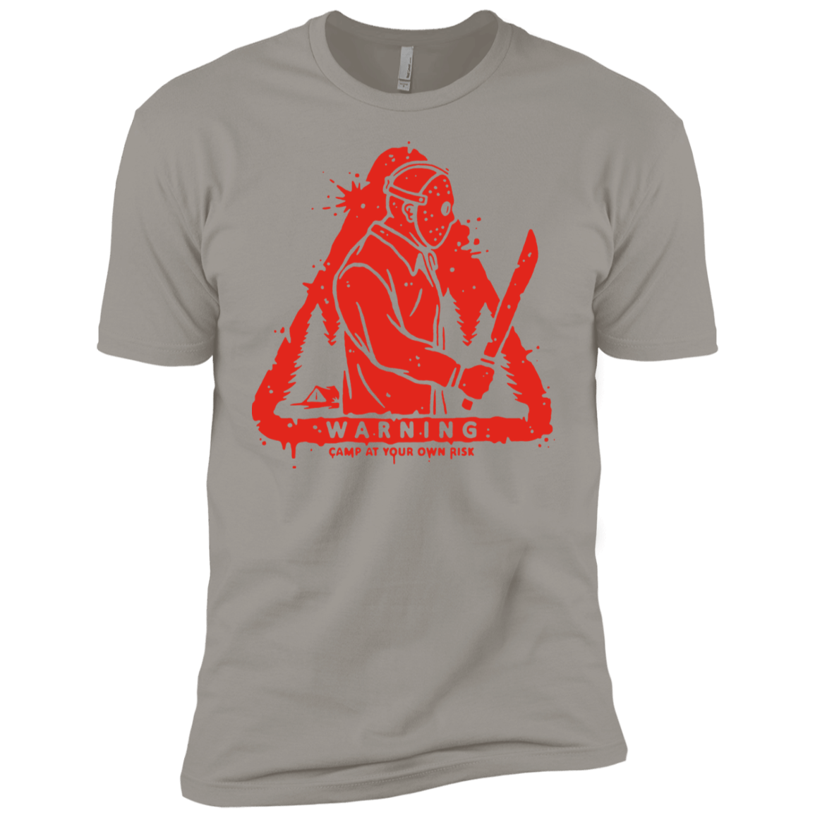 T-Shirts Light Grey / YXS Camp at Your Own Risk Boys Premium T-Shirt