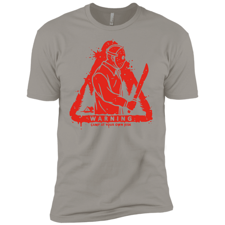 T-Shirts Light Grey / YXS Camp at Your Own Risk Boys Premium T-Shirt