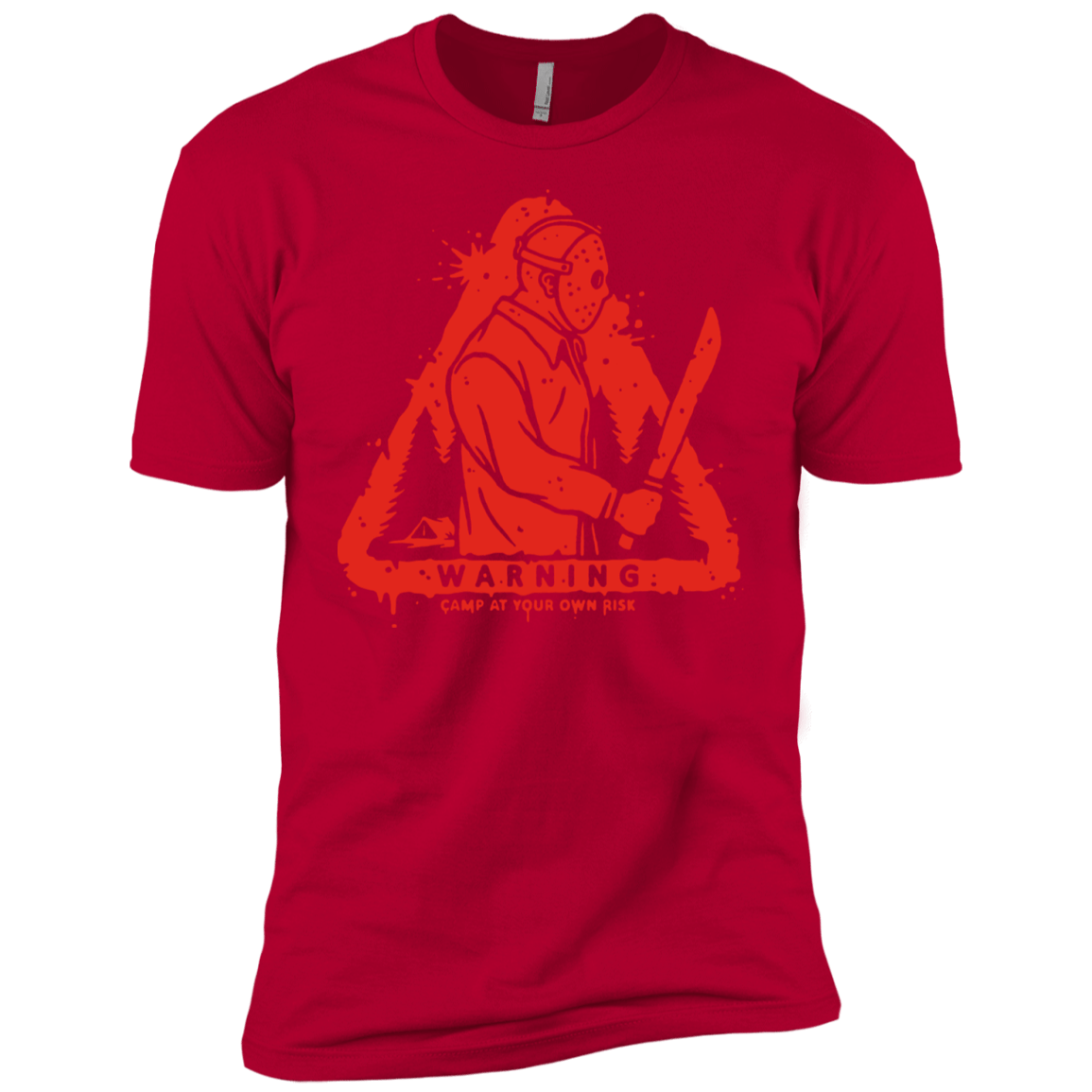 T-Shirts Red / YXS Camp at Your Own Risk Boys Premium T-Shirt
