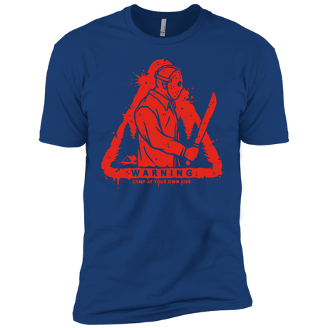T-Shirts Royal / YXS Camp at Your Own Risk Boys Premium T-Shirt