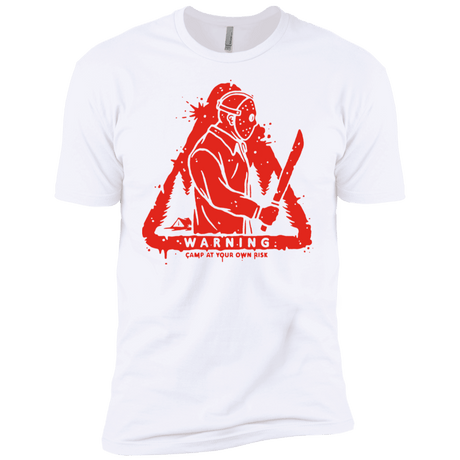 T-Shirts White / YXS Camp at Your Own Risk Boys Premium T-Shirt