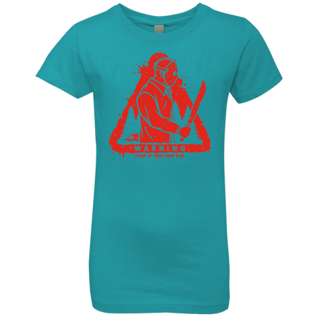 T-Shirts Tahiti Blue / YXS Camp at Your Own Risk Girls Premium T-Shirt