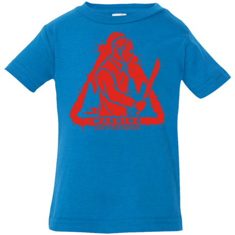 T-Shirts Cobalt / 6 Months Camp at Your Own Risk Infant Premium T-Shirt