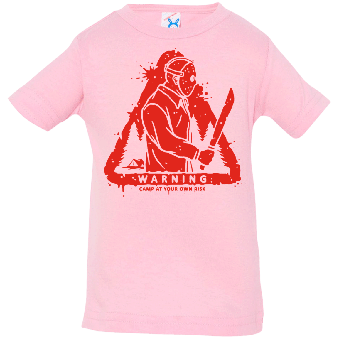 T-Shirts Pink / 6 Months Camp at Your Own Risk Infant Premium T-Shirt