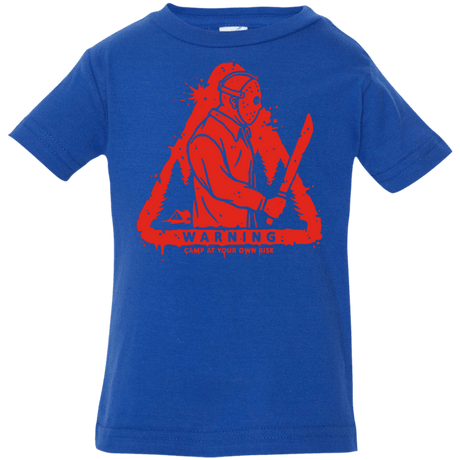 T-Shirts Royal / 6 Months Camp at Your Own Risk Infant Premium T-Shirt