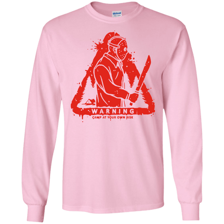 T-Shirts Light Pink / S Camp at Your Own Risk Men's Long Sleeve T-Shirt