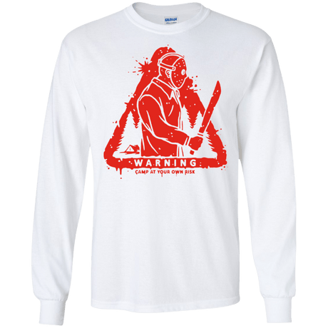 T-Shirts White / S Camp at Your Own Risk Men's Long Sleeve T-Shirt