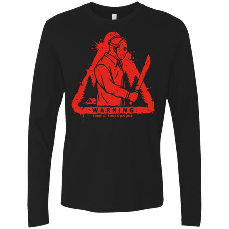 T-Shirts Black / S Camp at Your Own Risk Men's Premium Long Sleeve