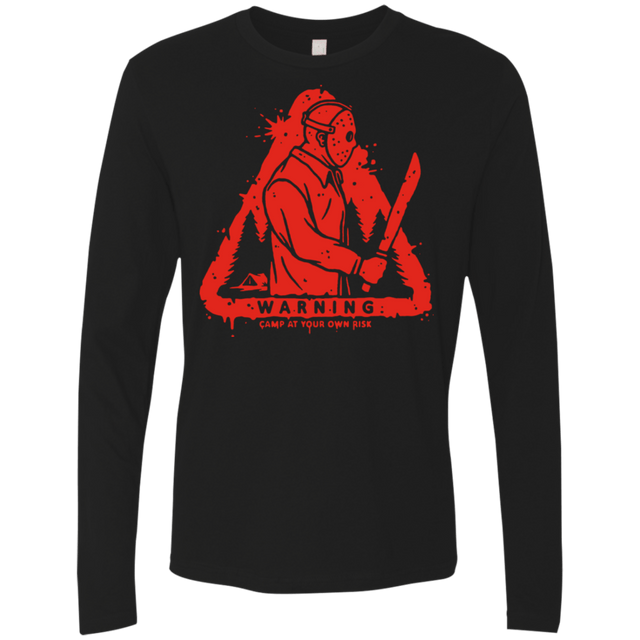T-Shirts Black / S Camp at Your Own Risk Men's Premium Long Sleeve