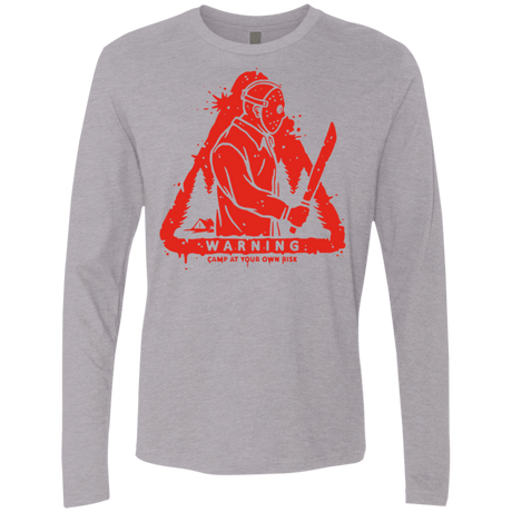 T-Shirts Heather Grey / S Camp at Your Own Risk Men's Premium Long Sleeve