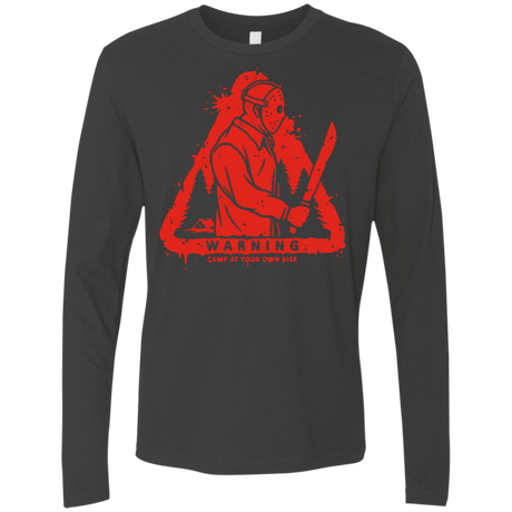T-Shirts Heavy Metal / S Camp at Your Own Risk Men's Premium Long Sleeve