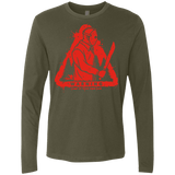 T-Shirts Military Green / S Camp at Your Own Risk Men's Premium Long Sleeve