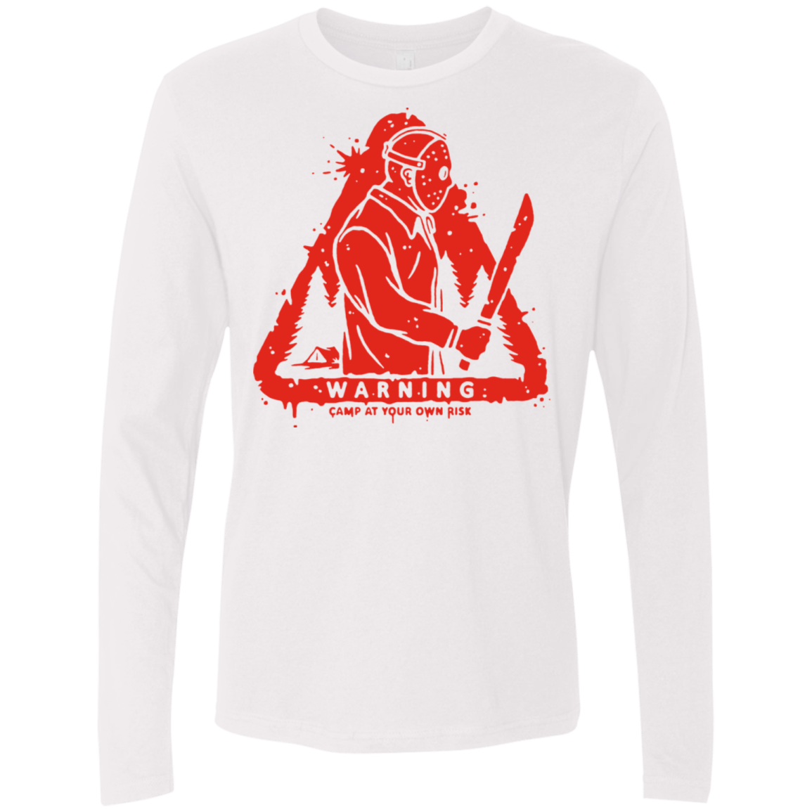 T-Shirts White / S Camp at Your Own Risk Men's Premium Long Sleeve