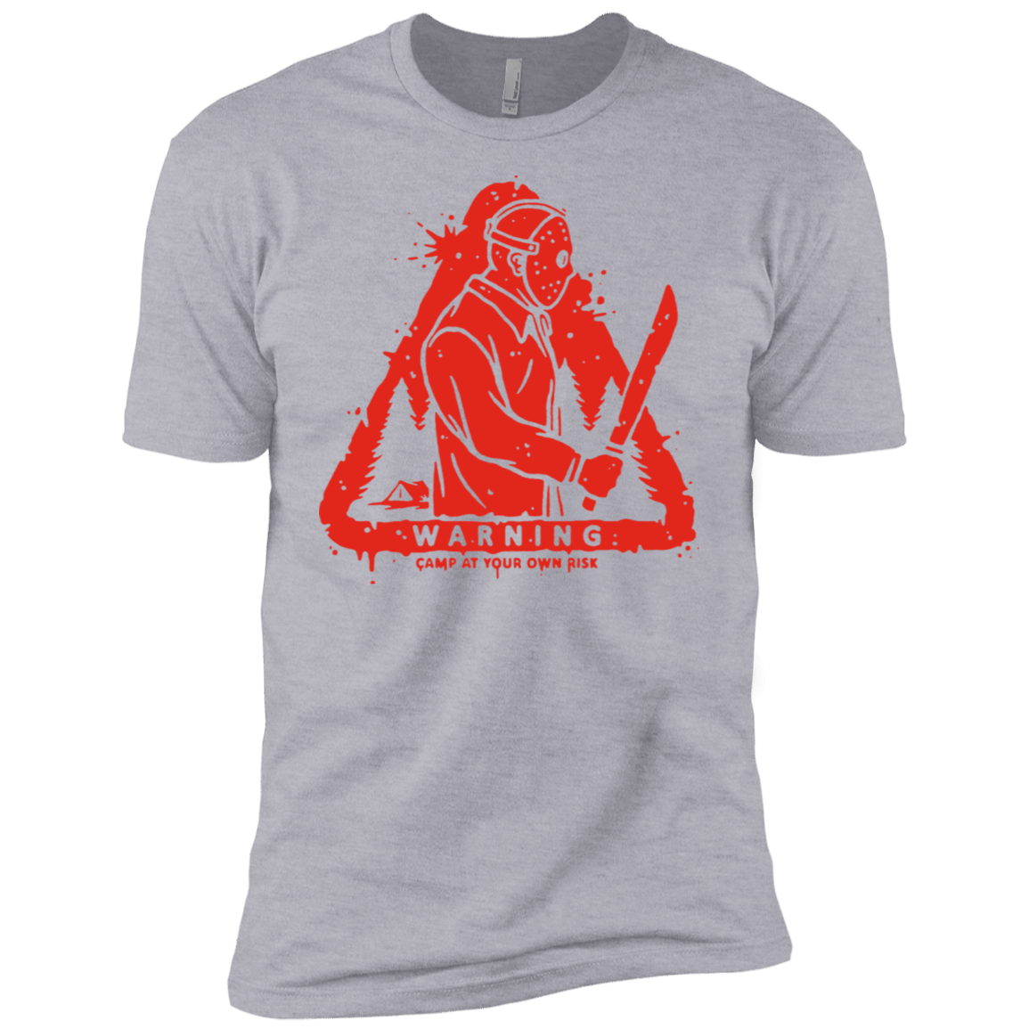 T-Shirts Heather Grey / X-Small Camp at Your Own Risk Men's Premium T-Shirt