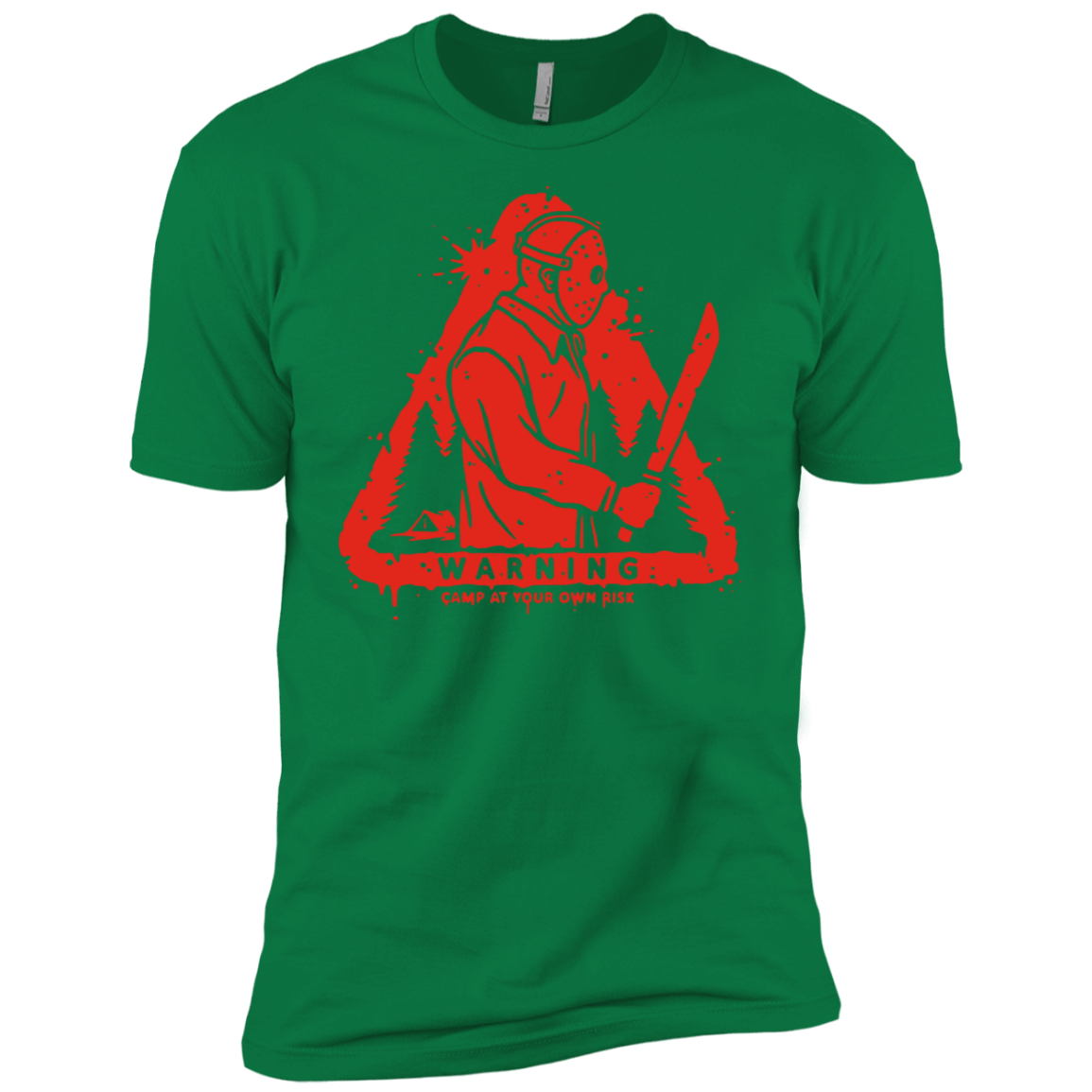 T-Shirts Kelly Green / X-Small Camp at Your Own Risk Men's Premium T-Shirt