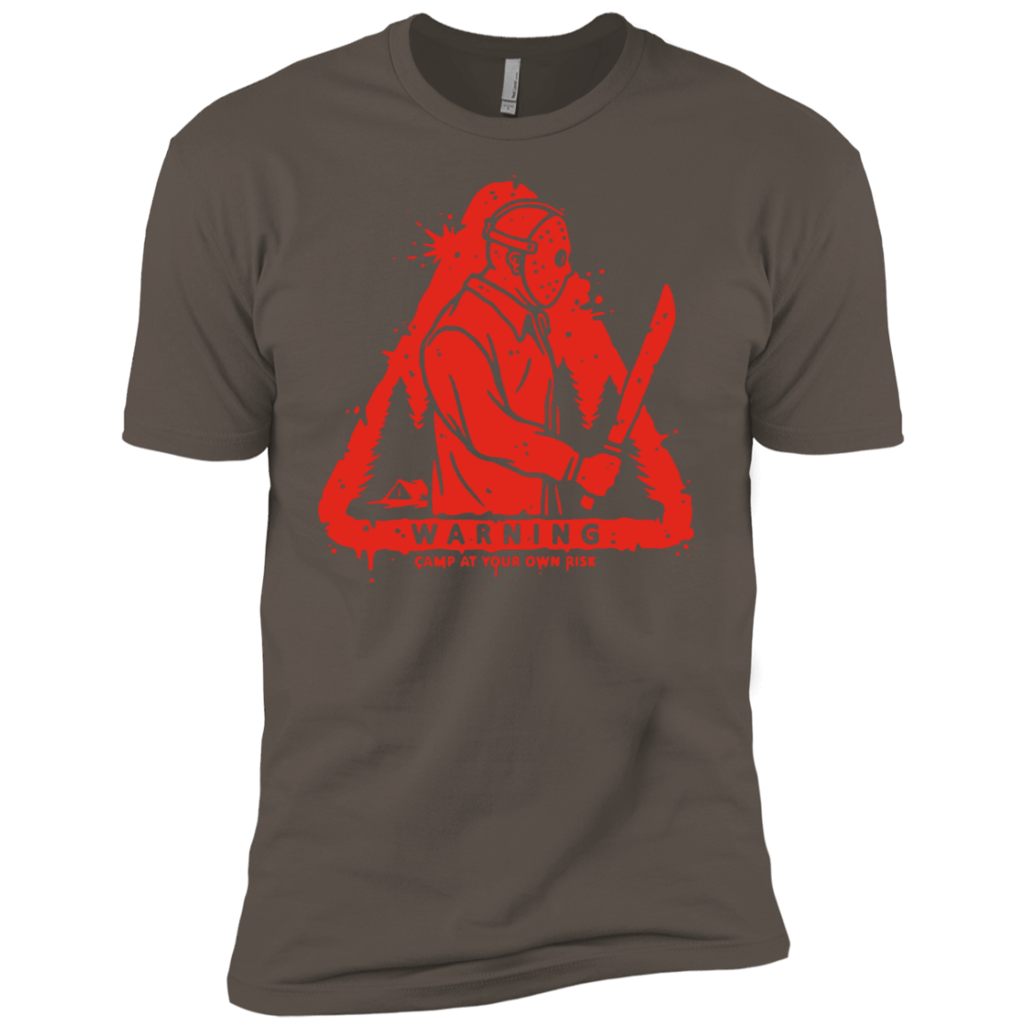 T-Shirts Warm Grey / X-Small Camp at Your Own Risk Men's Premium T-Shirt
