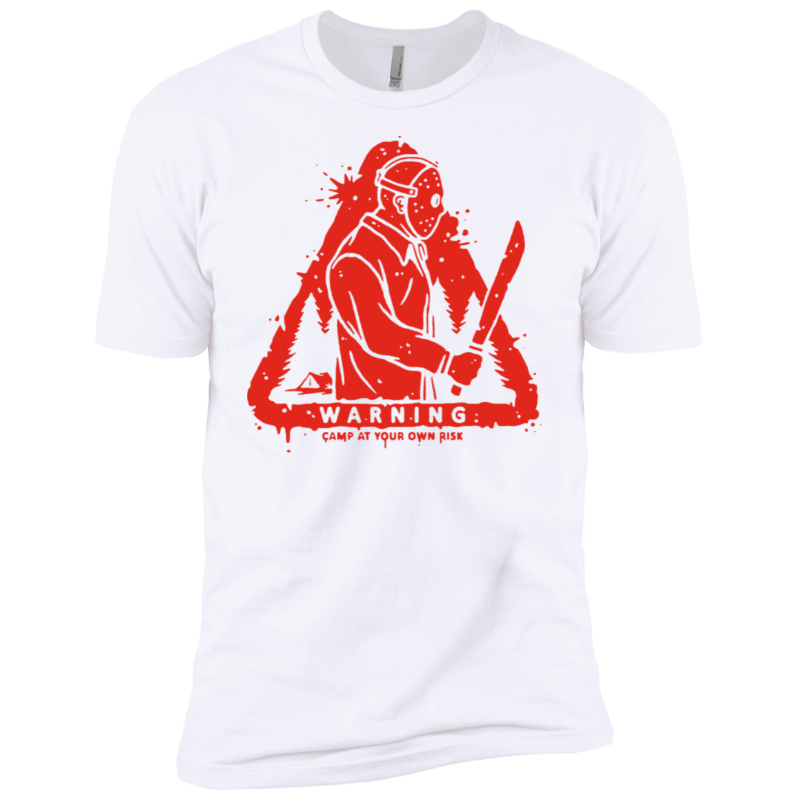 T-Shirts White / X-Small Camp at Your Own Risk Men's Premium T-Shirt