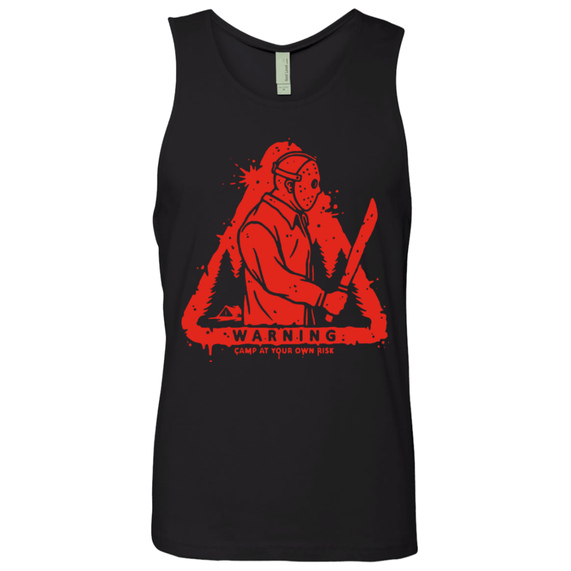 T-Shirts Black / S Camp at Your Own Risk Men's Premium Tank Top