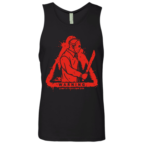 T-Shirts Black / S Camp at Your Own Risk Men's Premium Tank Top