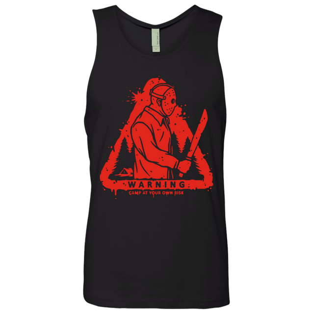 T-Shirts Black / S Camp at Your Own Risk Men's Premium Tank Top