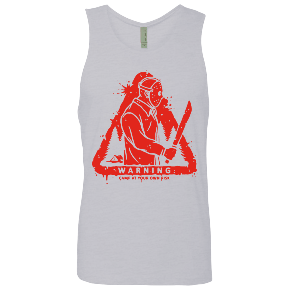 T-Shirts Heather Grey / S Camp at Your Own Risk Men's Premium Tank Top