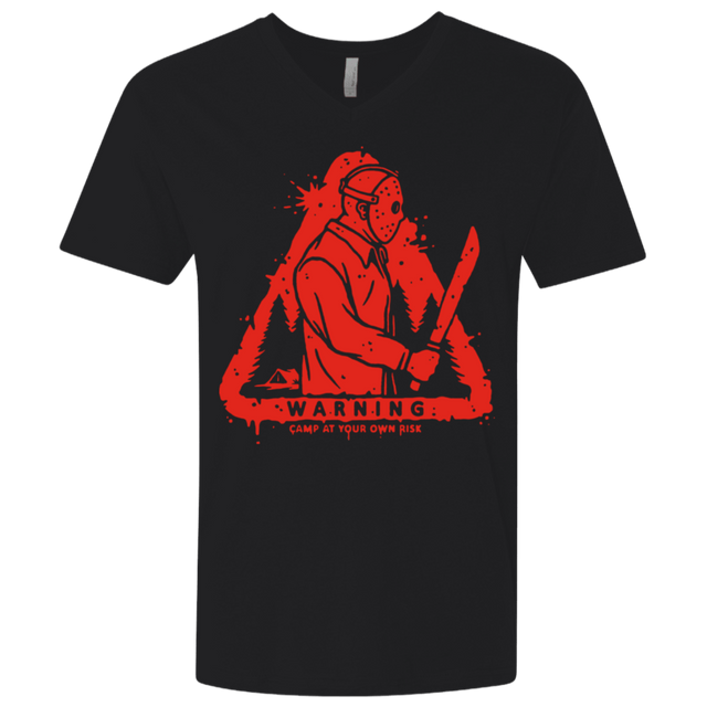 T-Shirts Black / X-Small Camp at Your Own Risk Men's Premium V-Neck