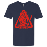 T-Shirts Midnight Navy / X-Small Camp at Your Own Risk Men's Premium V-Neck