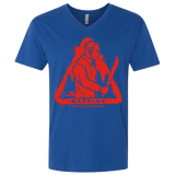 T-Shirts Royal / X-Small Camp at Your Own Risk Men's Premium V-Neck