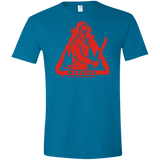 T-Shirts Antique Sapphire / S Camp at Your Own Risk Men's Semi-Fitted Softstyle