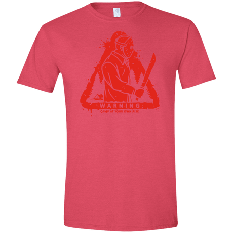 T-Shirts Heather Red / S Camp at Your Own Risk Men's Semi-Fitted Softstyle