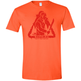 T-Shirts Orange / S Camp at Your Own Risk Men's Semi-Fitted Softstyle