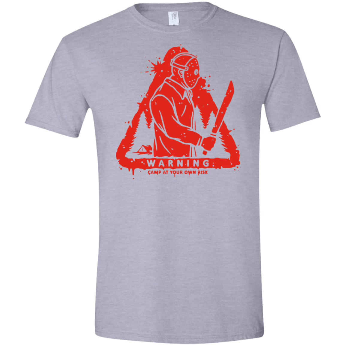 T-Shirts Sport Grey / X-Small Camp at Your Own Risk Men's Semi-Fitted Softstyle