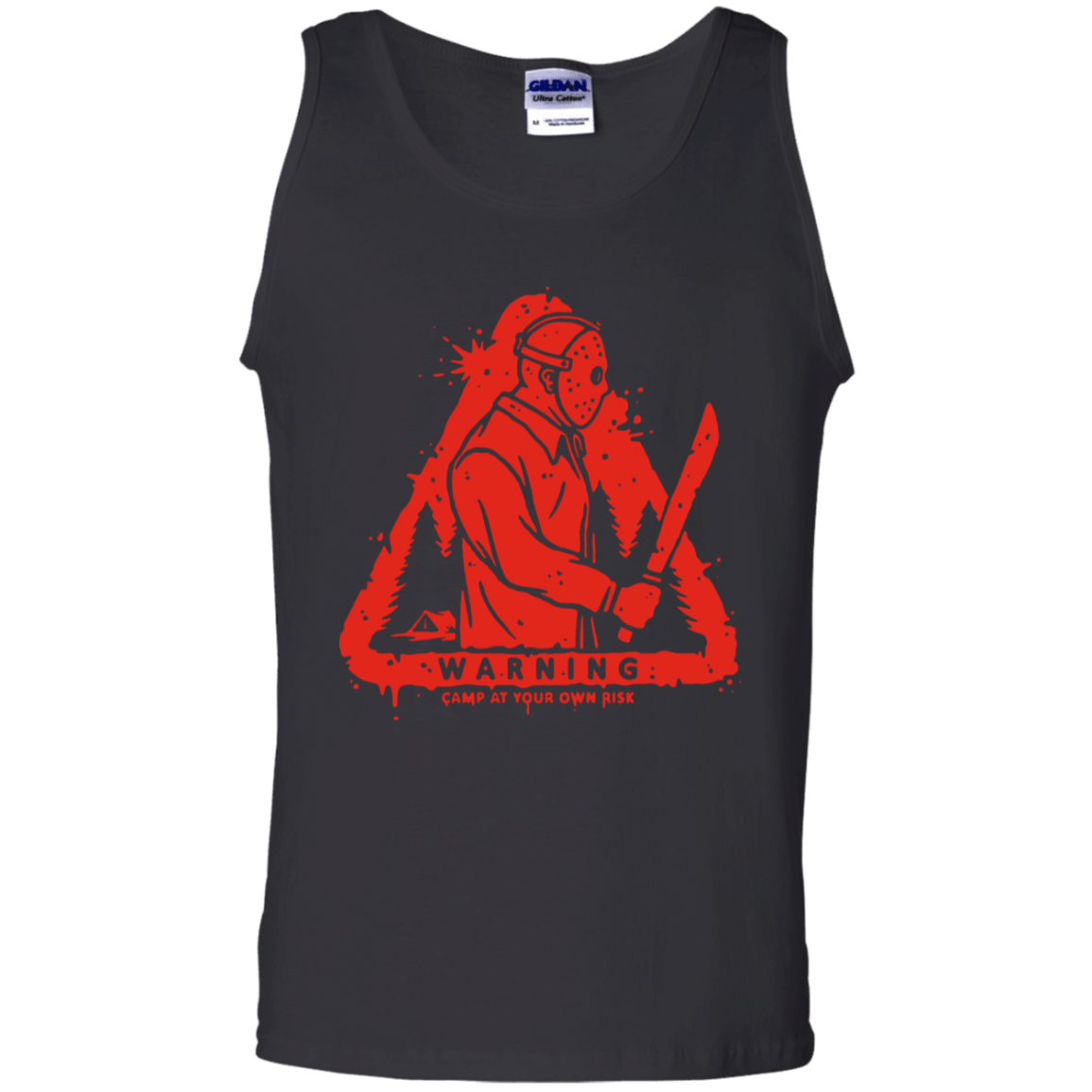 T-Shirts Black / S Camp at Your Own Risk Men's Tank Top
