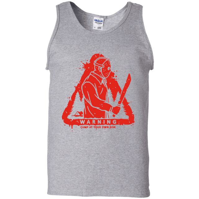 T-Shirts Sport Grey / S Camp at Your Own Risk Men's Tank Top