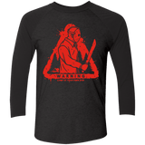 T-Shirts Vintage Black/Vintage Black / X-Small Camp at Your Own Risk Men's Triblend 3/4 Sleeve