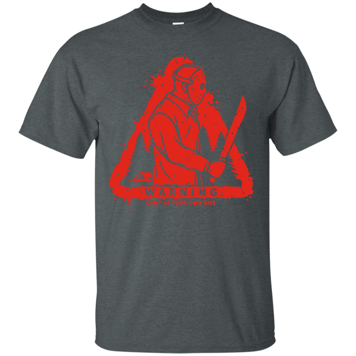 T-Shirts Dark Heather / S Camp at Your Own Risk T-Shirt