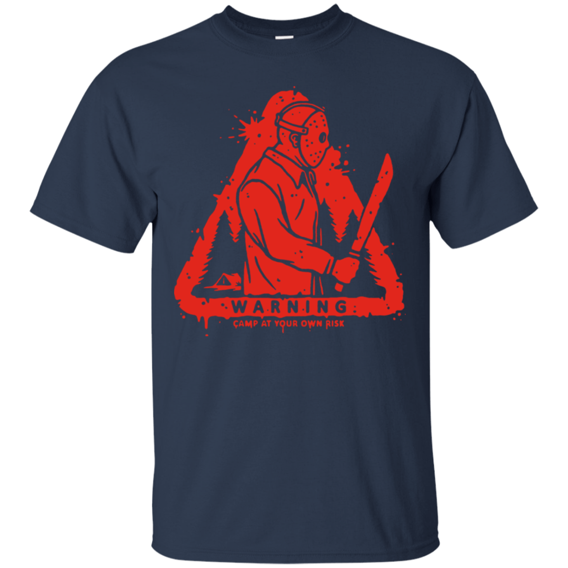 T-Shirts Navy / S Camp at Your Own Risk T-Shirt