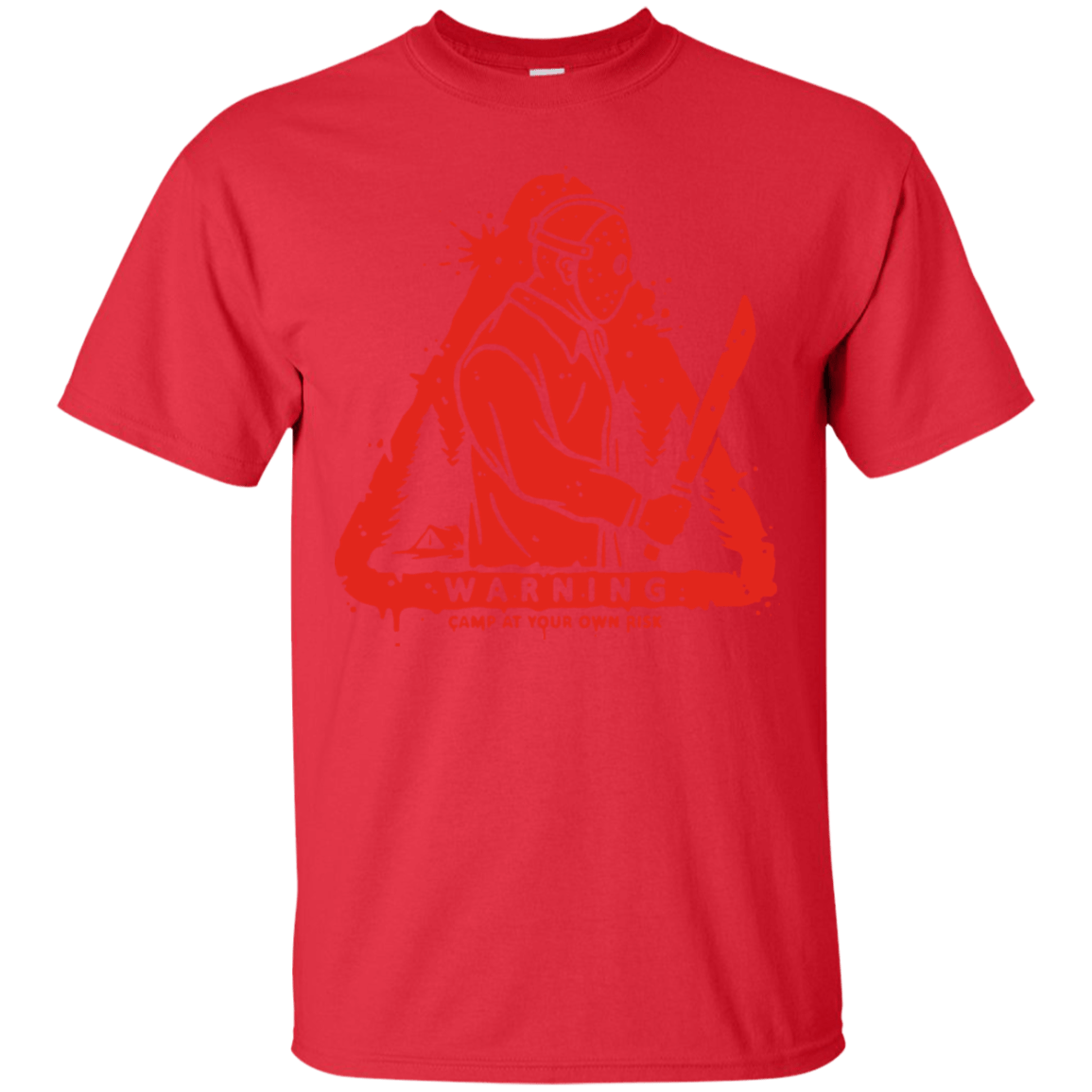 T-Shirts Red / S Camp at Your Own Risk T-Shirt