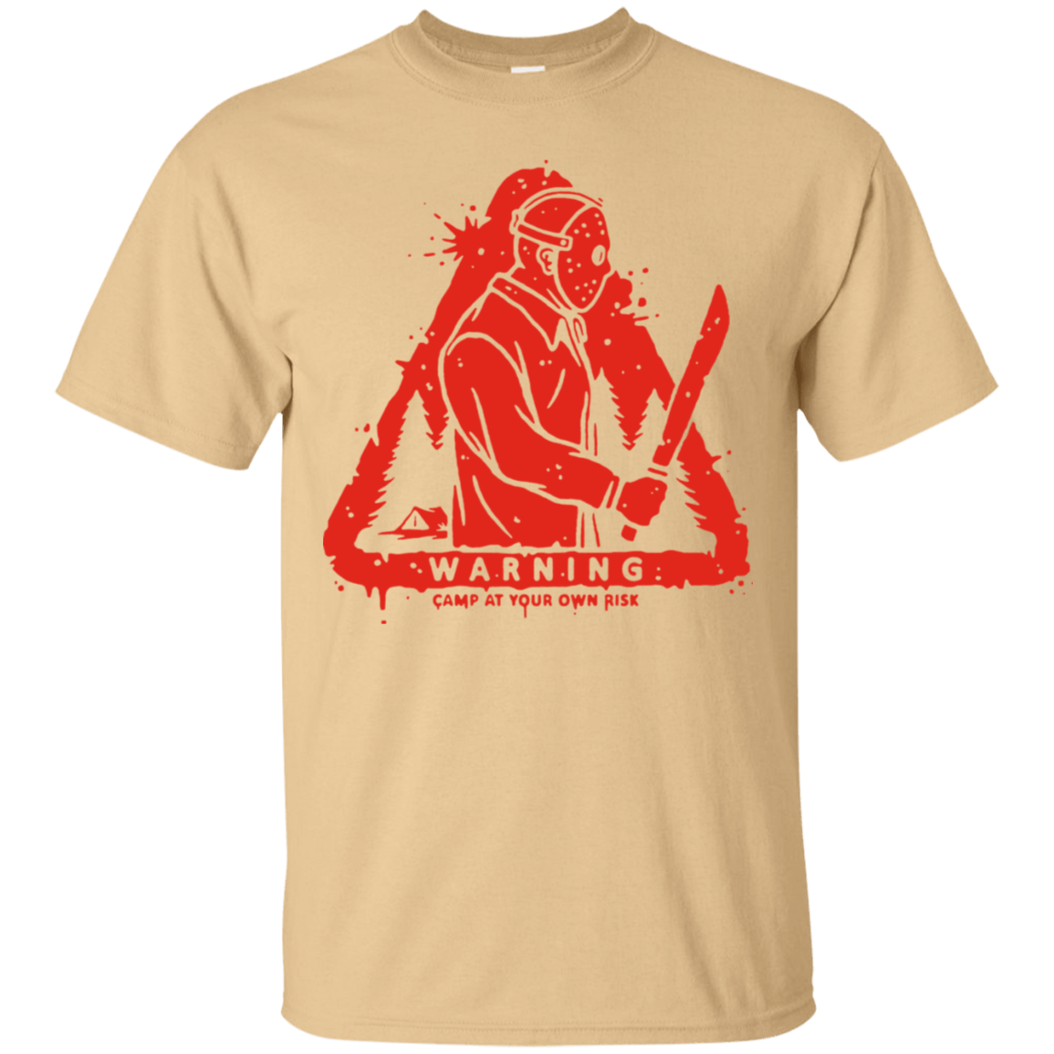 T-Shirts Vegas Gold / S Camp at Your Own Risk T-Shirt