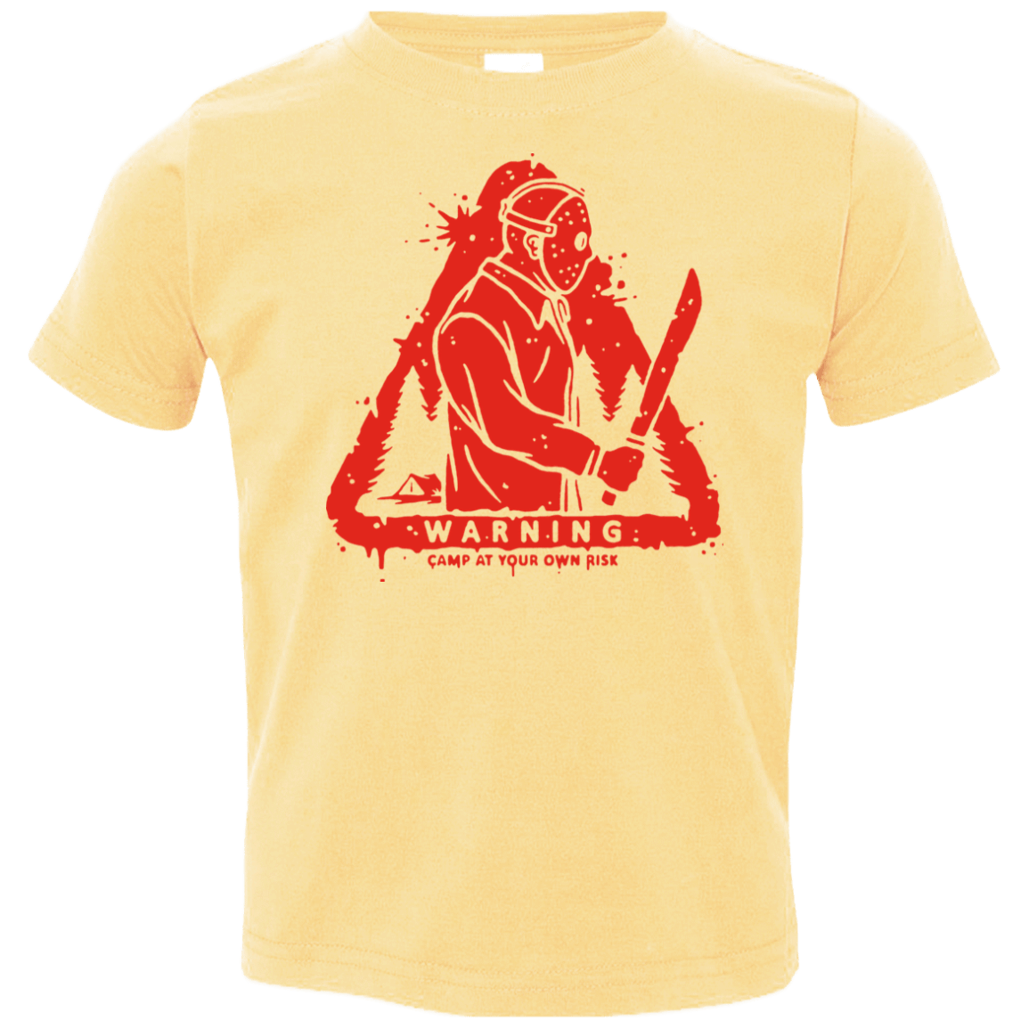 T-Shirts Butter / 2T Camp at Your Own Risk Toddler Premium T-Shirt