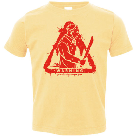 T-Shirts Butter / 2T Camp at Your Own Risk Toddler Premium T-Shirt