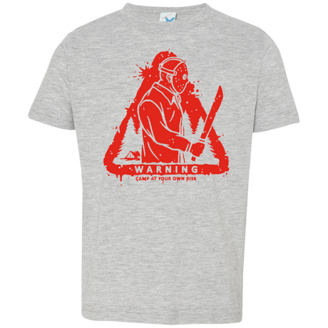 T-Shirts Heather Grey / 2T Camp at Your Own Risk Toddler Premium T-Shirt