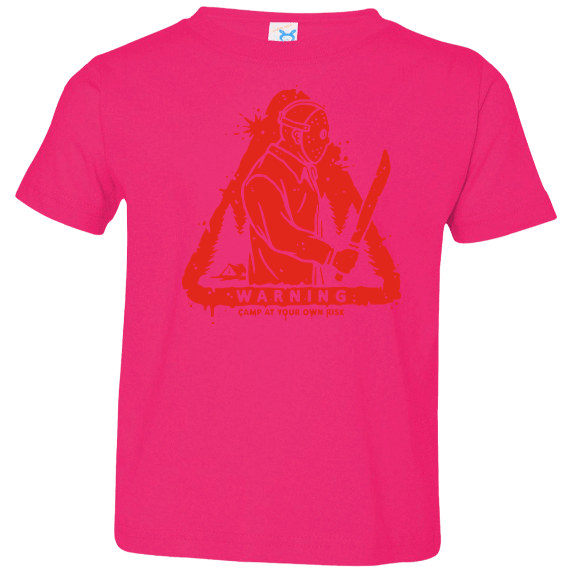 T-Shirts Hot Pink / 2T Camp at Your Own Risk Toddler Premium T-Shirt