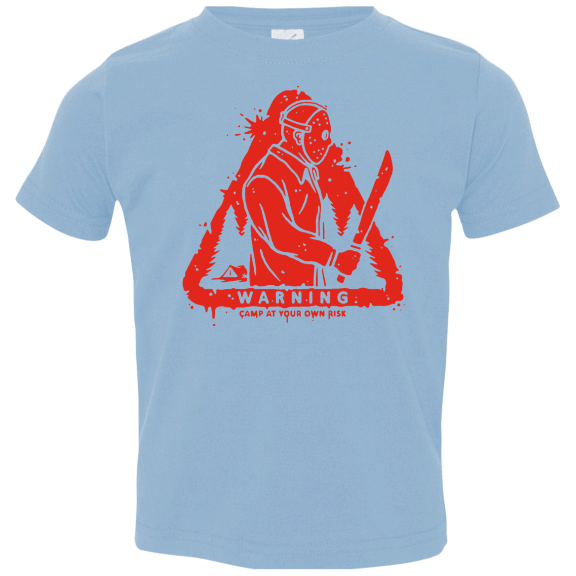 T-Shirts Light Blue / 2T Camp at Your Own Risk Toddler Premium T-Shirt