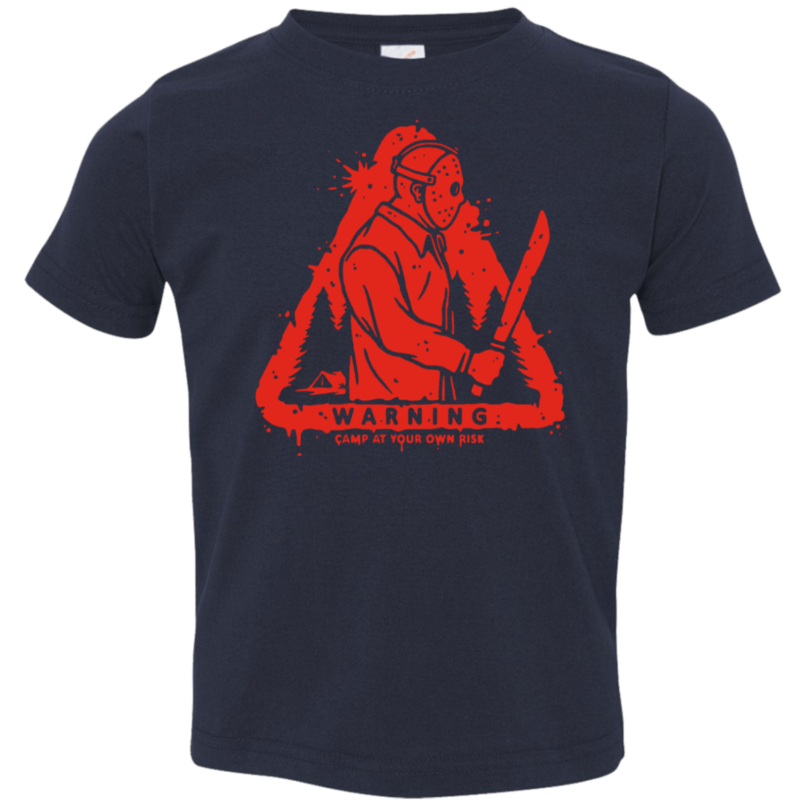 T-Shirts Navy / 2T Camp at Your Own Risk Toddler Premium T-Shirt