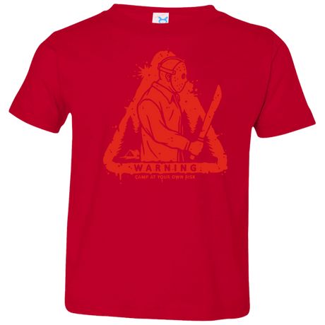 T-Shirts Red / 2T Camp at Your Own Risk Toddler Premium T-Shirt