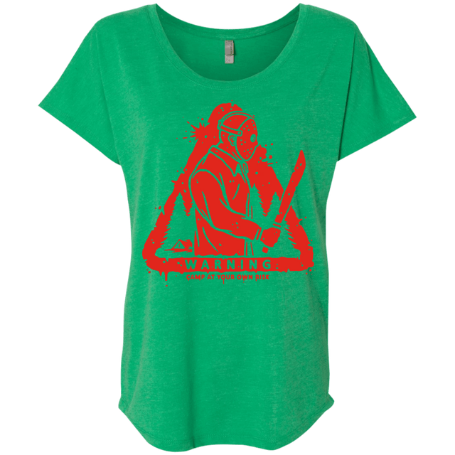 T-Shirts Envy / X-Small Camp at Your Own Risk Triblend Dolman Sleeve
