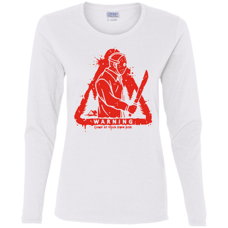 T-Shirts White / S Camp at Your Own Risk Women's Long Sleeve T-Shirt