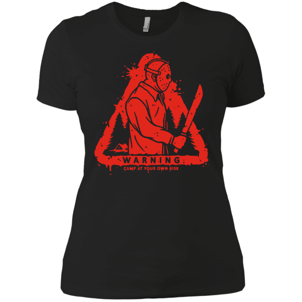 T-Shirts Black / X-Small Camp at Your Own Risk Women's Premium T-Shirt