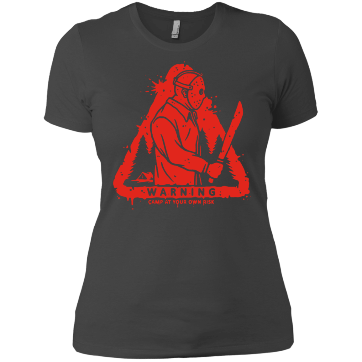 T-Shirts Heavy Metal / X-Small Camp at Your Own Risk Women's Premium T-Shirt